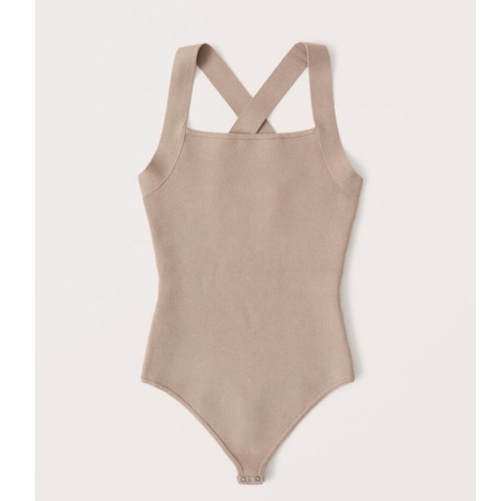 Abercrombie & Fitch halter cross back body suit